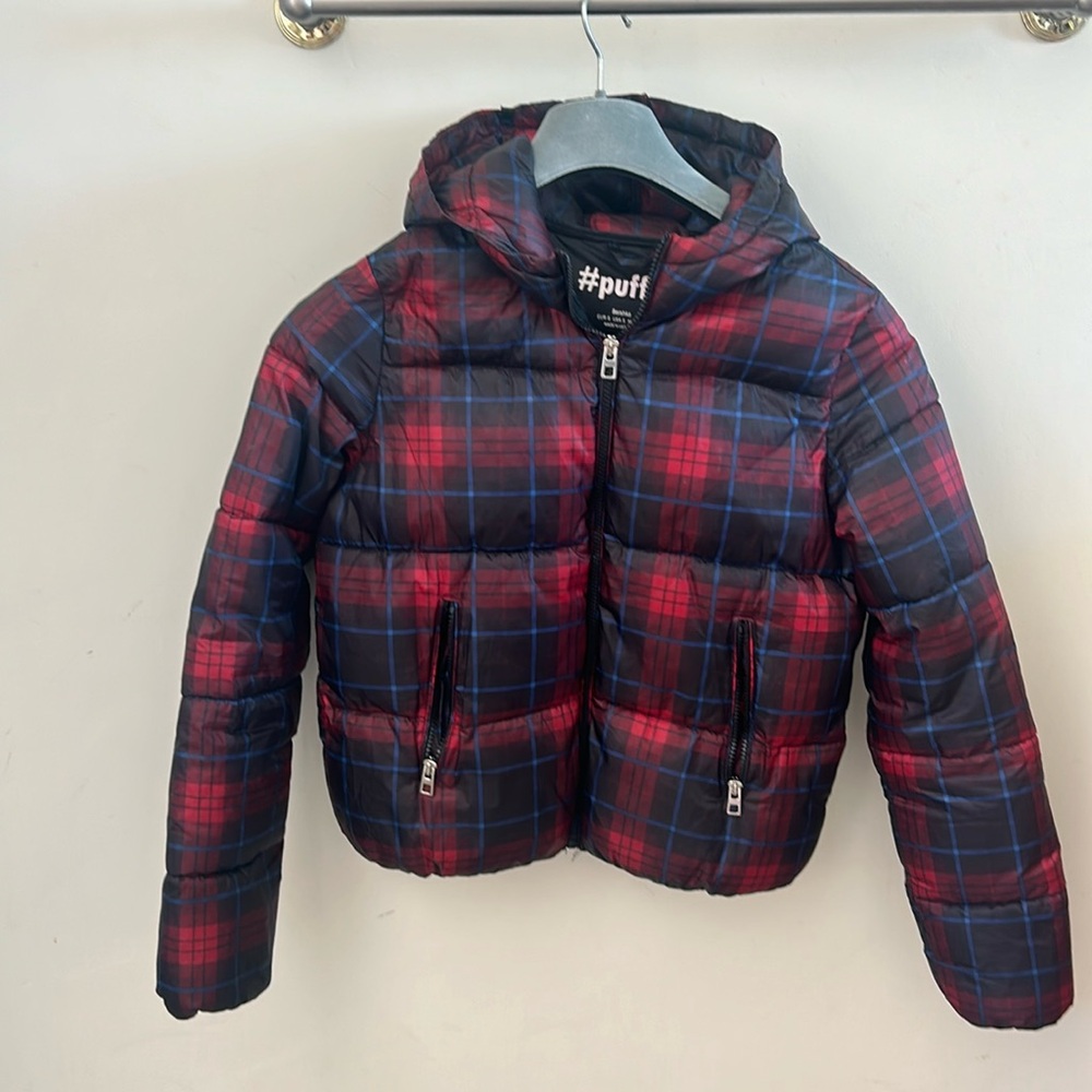 Super cute Burberry look puffer